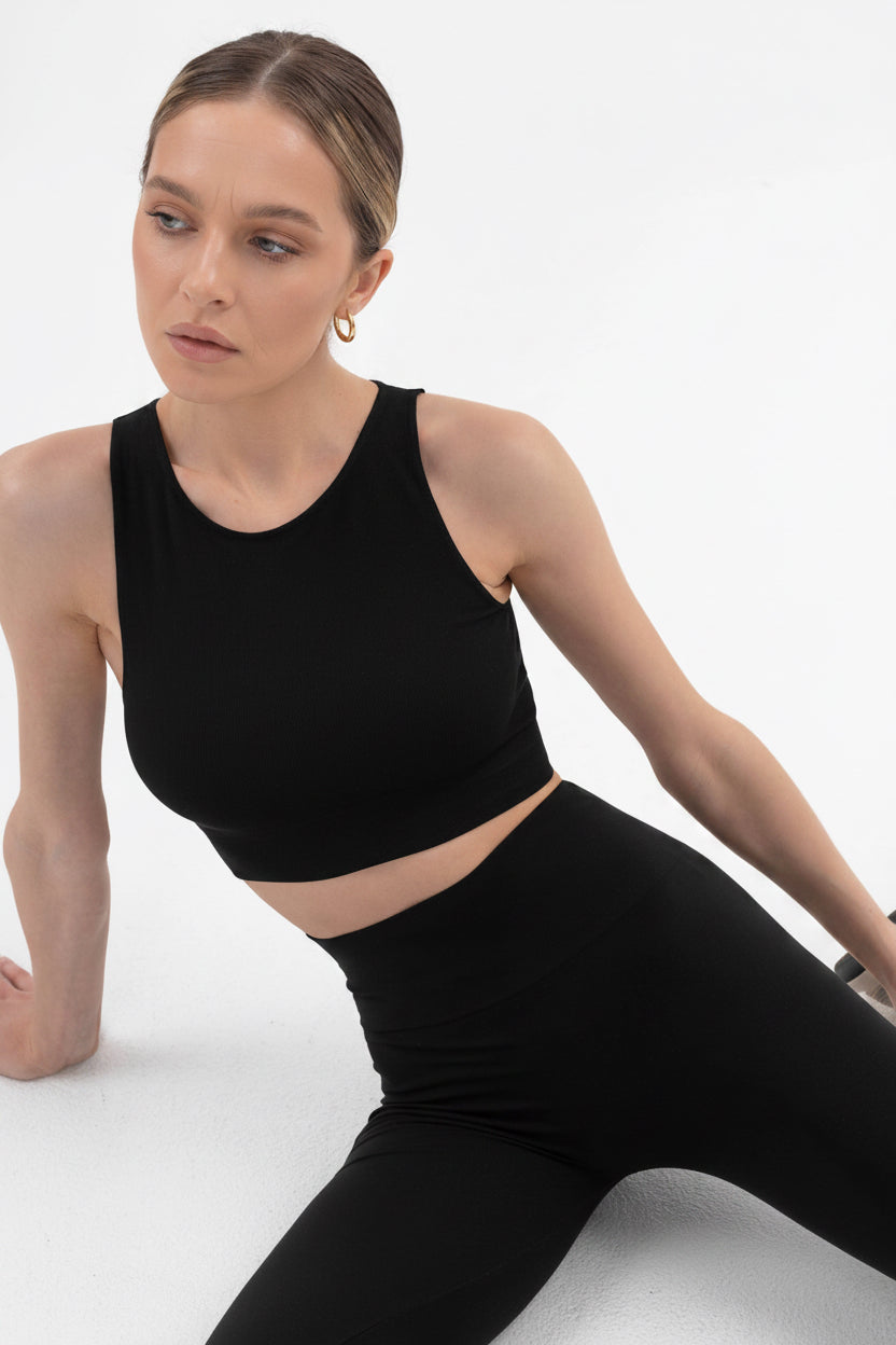 Brassière Light Ribs — Siawear | Made in Italy | Yoga & Pilates | Taille M/L