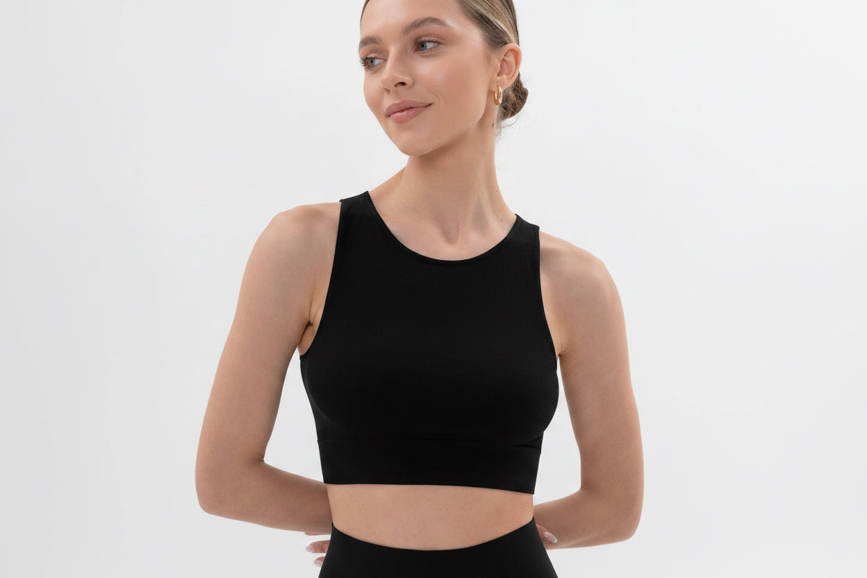 Brassière Light Ribs — Siawear | Made in Italy | Yoga & Pilates | Taille XS/S